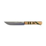 cuchillo mesa madera boj decorado verde AQ 1