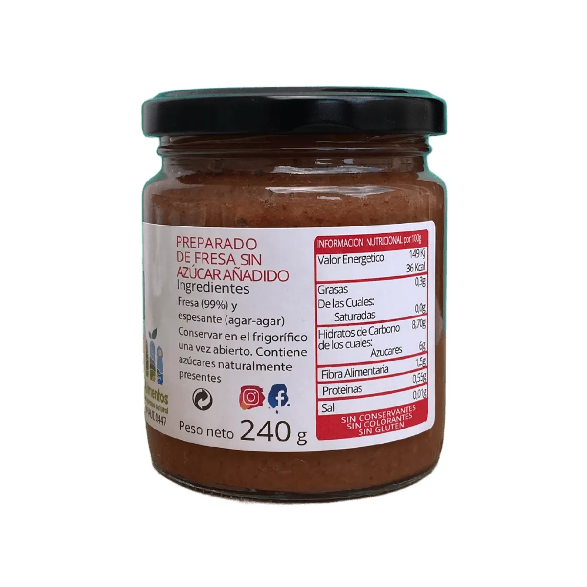 mermelada fresa sin azucar 2